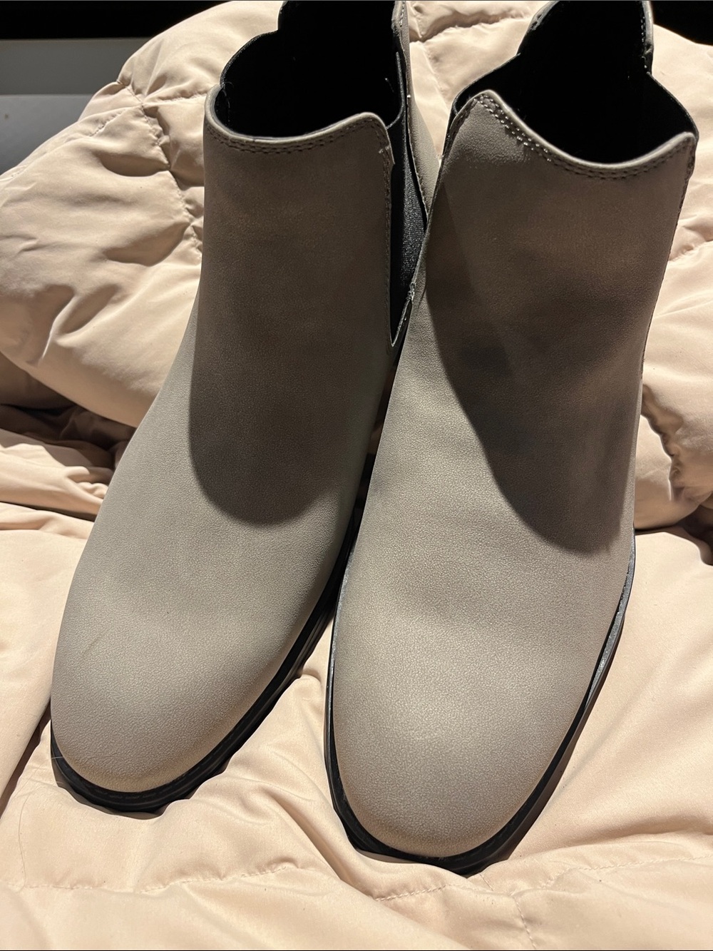 Madden Taupe Chelsea Ankle Boots men’s size 11 1/2 New without Box